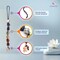 7 Chakra Hanger Car Hanging Ornament Tumbled Gemstones Reiki Healing Crystals Tassel Wall Hanging Meditation Yoga Feng Shui Chakras Spiritual Gift Goodluck Charm - Office Kitchen Home Decor